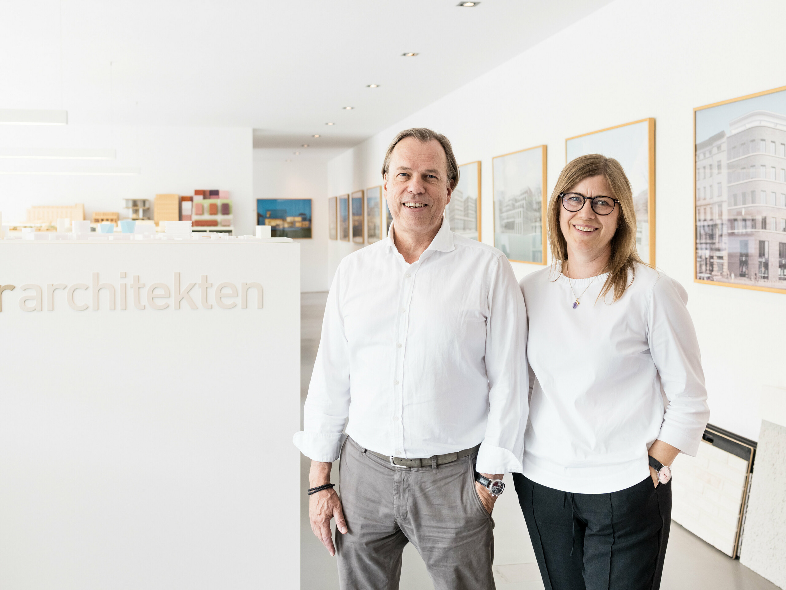 Leona a Andreas Geitner, vedoucí architekti projektu v Ratingenu