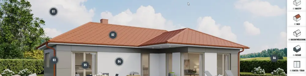 Střecha z falcovaného šindele DS.19 a fasáda z hliníkové kompozitní desky PREFABOND