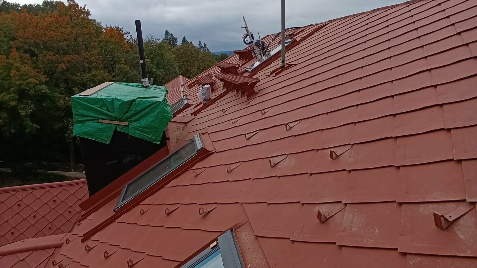 PREFA falcovaná šablona 29 x 29 v ploše