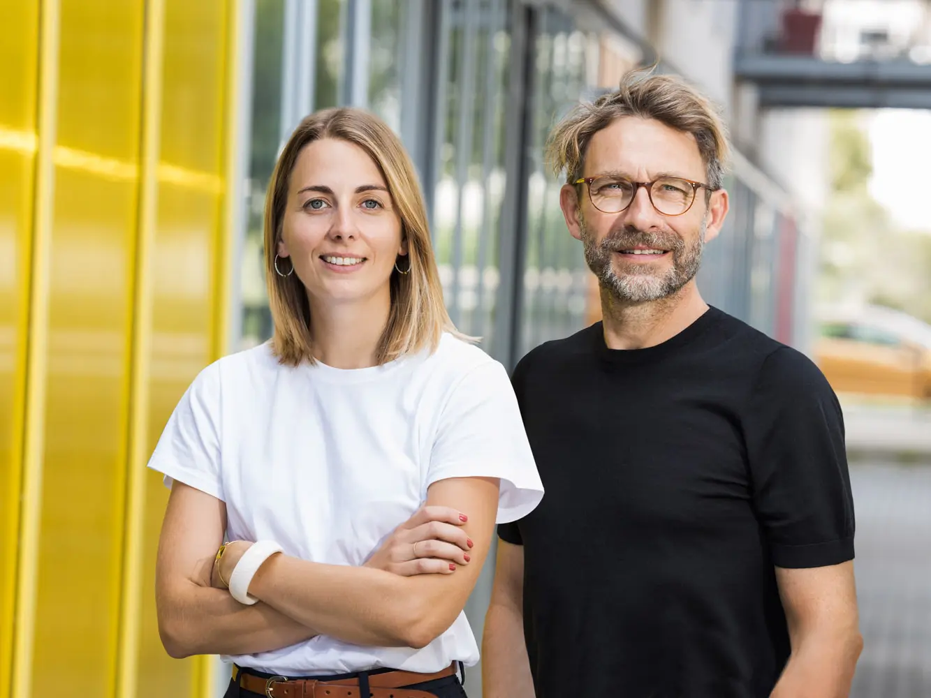 Portrét architektů Mathilde Poupart a Yannicka Bohuona z Bohuon Bertic Architectes.