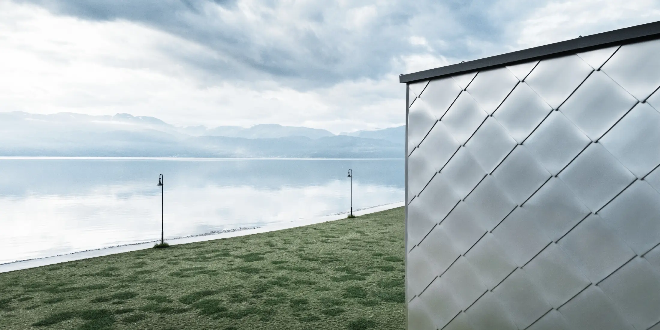 Pohled do krajiny z Hardangerbadet Healthcare Center 