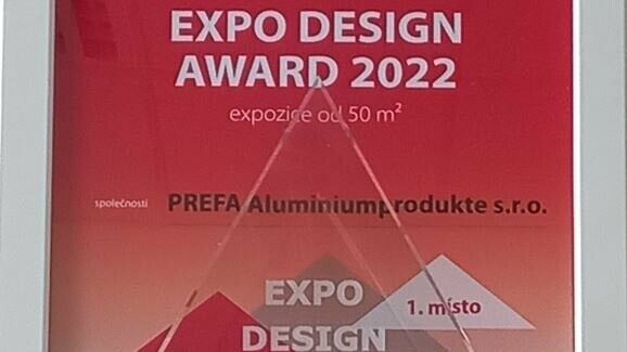 Ocenění Expo design award 2022 - expozice od 50m2