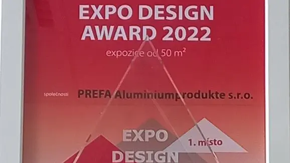 Ocenění Expo design award 2022 - expozice od 50m2