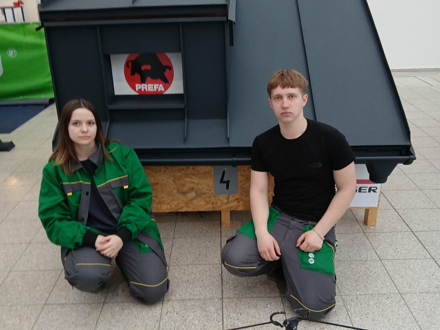 Vítězný tým ve složení - Libuše Pecharová a Milan Koshilka